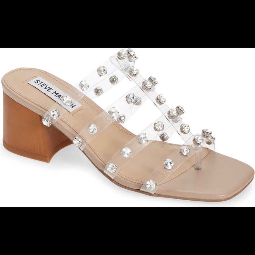 Intricate Clear Slide Sandal
